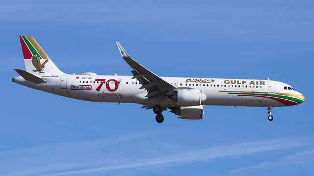 A9C-NB:Airbus A321:Gulf Air